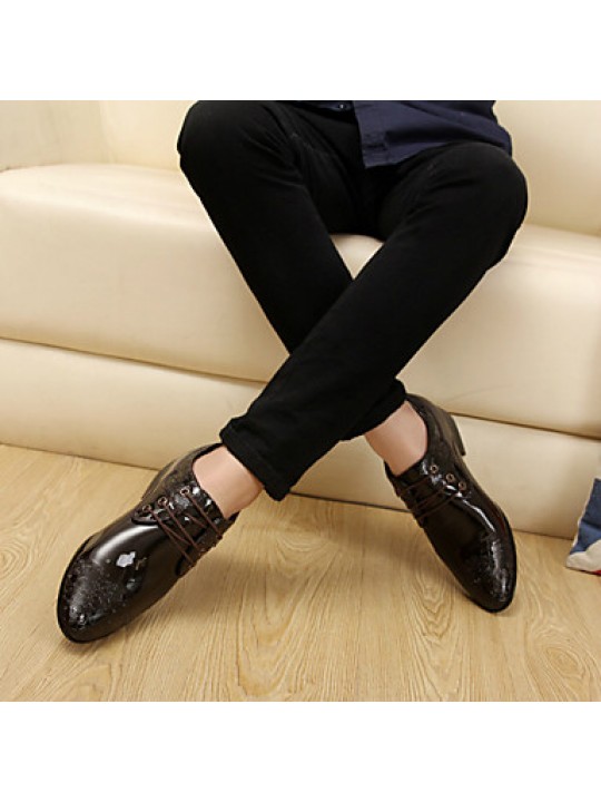 Men's Shoes PU Office & Career / Casual / Party & Evening Oxfords Office & Career / Casual / Party & Evening Low Heel Lace-up / Others  