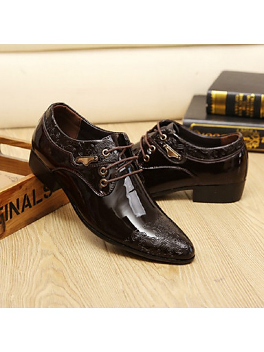 Men's Shoes PU Office & Career / Casual / Party & Evening Oxfords Office & Career / Casual / Party & Evening Low Heel Lace-up / Others  