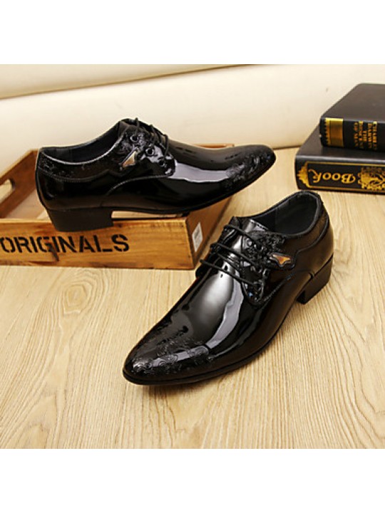 Men's Shoes PU Office & Career / Casual / Party & Evening Oxfords Office & Career / Casual / Party & Evening Low Heel Lace-up / Others  