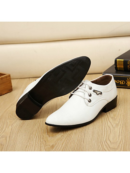 Men's Shoes PU Office & Career / Casual / Party & Evening Oxfords Office & Career / Casual / Party & Evening Low Heel Lace-up / Others  